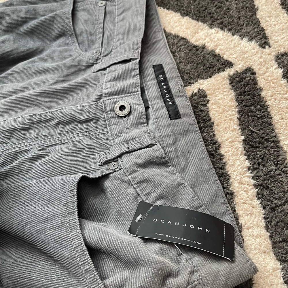 Sean John | Men's Gray Corduroy Pants | Size 32 | NWT